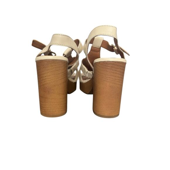 New! Lucky Brand Imana Fisherman Strappy Platform Block Heel - Size 10 - Picture 8 of 9